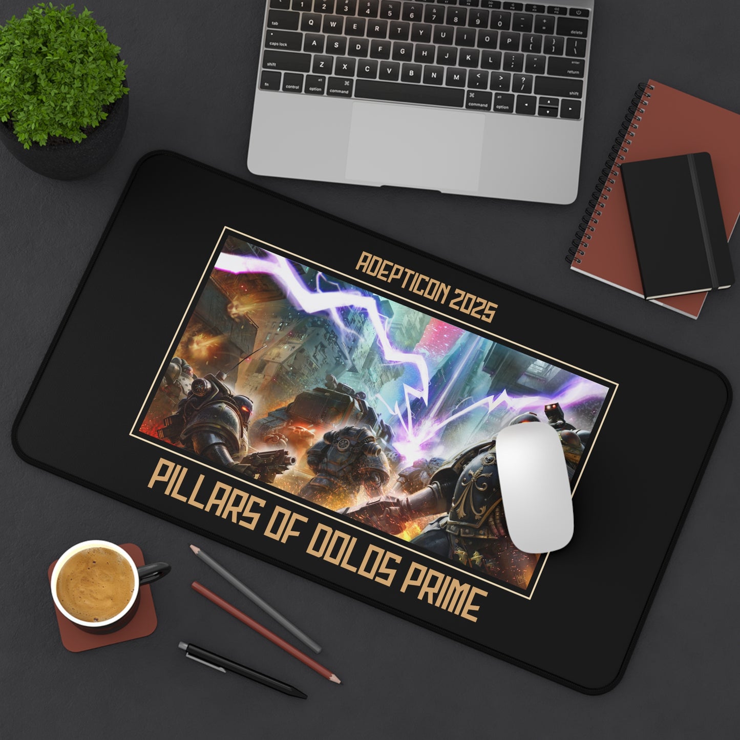 Adepticon 2025 - Desk Mat - Pillars of Dolos Prime