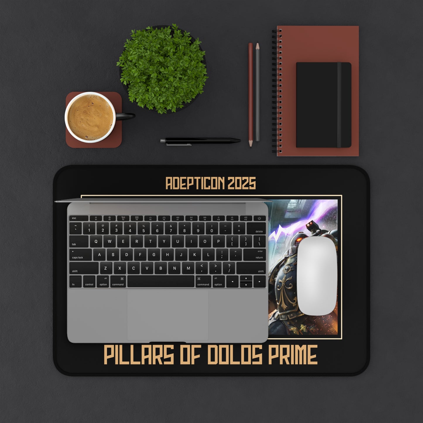 Adepticon 2025 - Desk Mat - Pillars of Dolos Prime