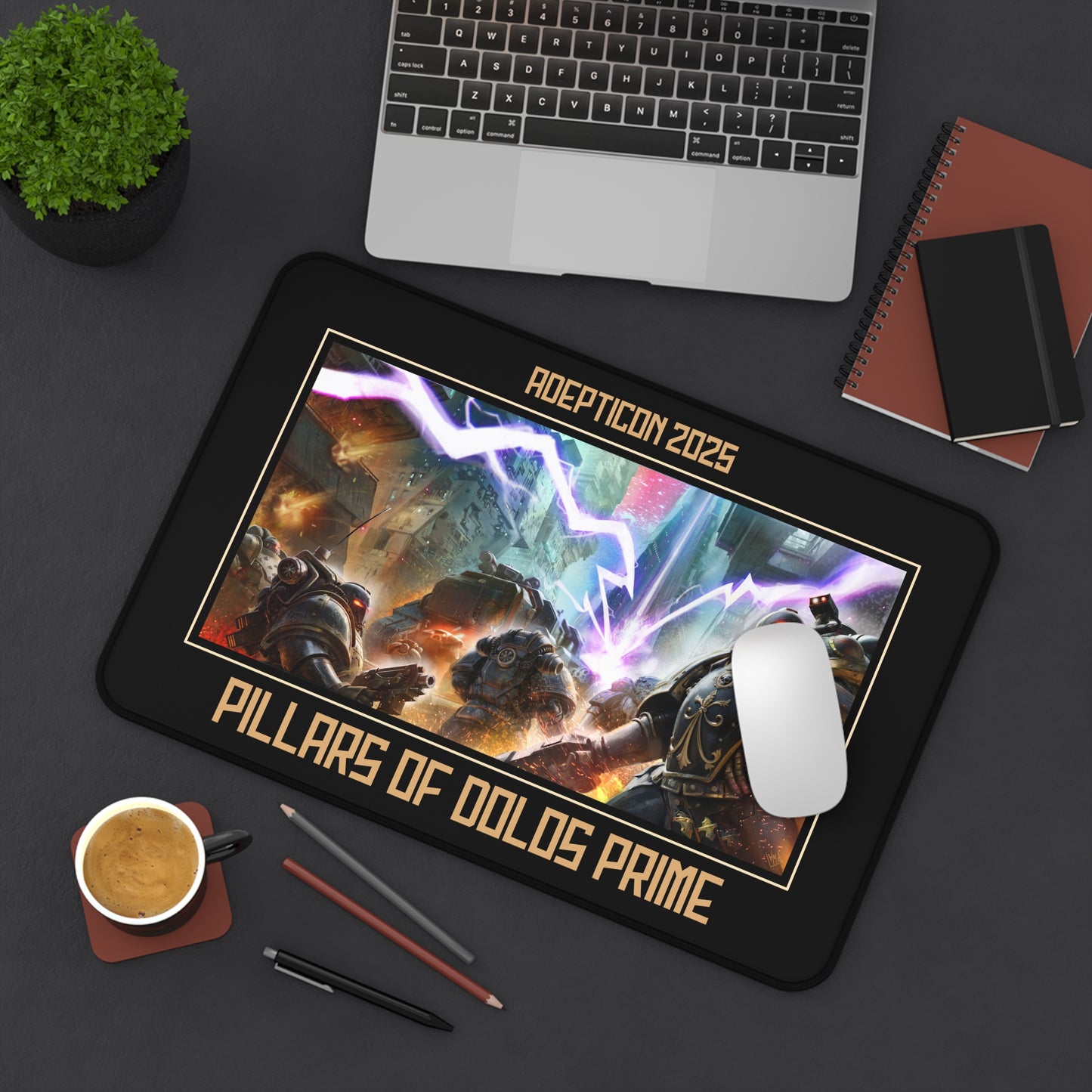 Adepticon 2025 - Desk Mat - Pillars of Dolos Prime