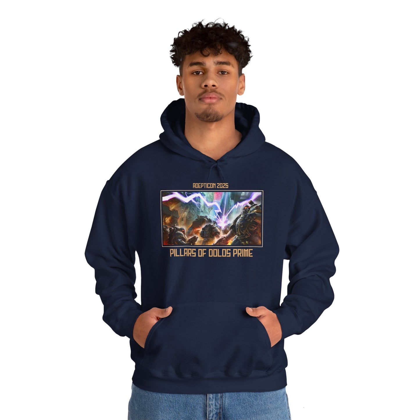 Adepticon 2025 Event Hoodie - Pillars of Dolos Prime