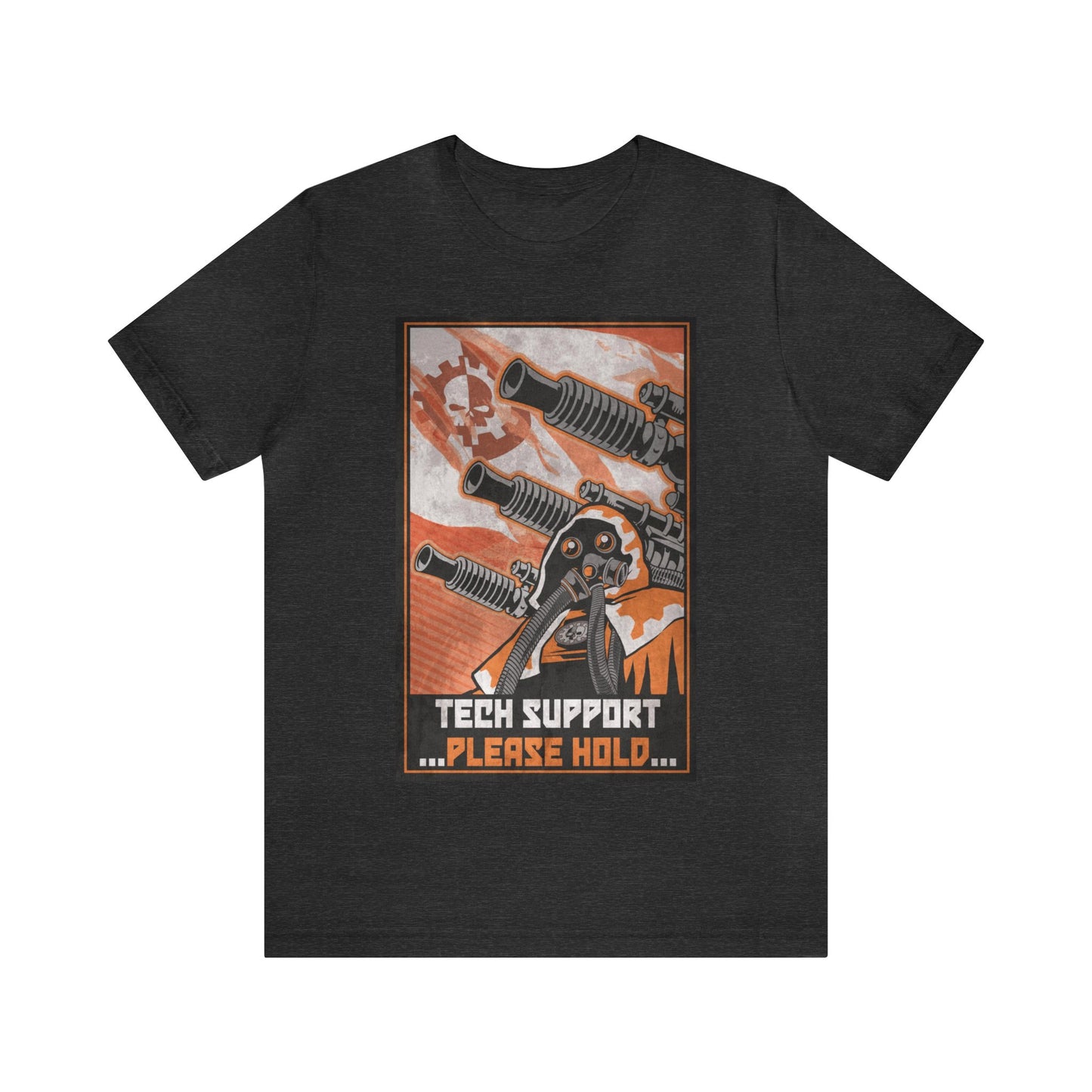 Tech Support...Please Hold - Unisex Jersey Short Sleeve Tee