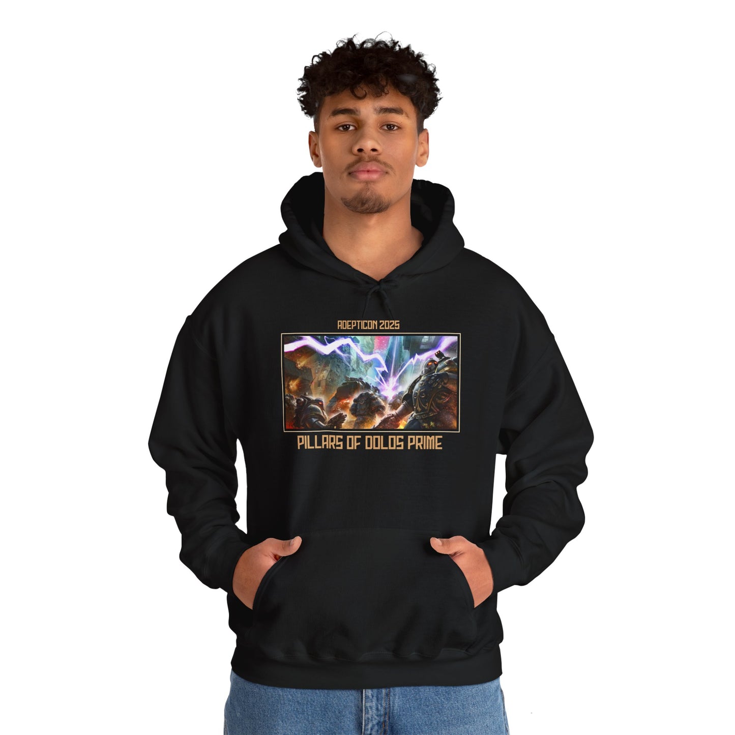 Adepticon 2025 Event Hoodie - Pillars of Dolos Prime