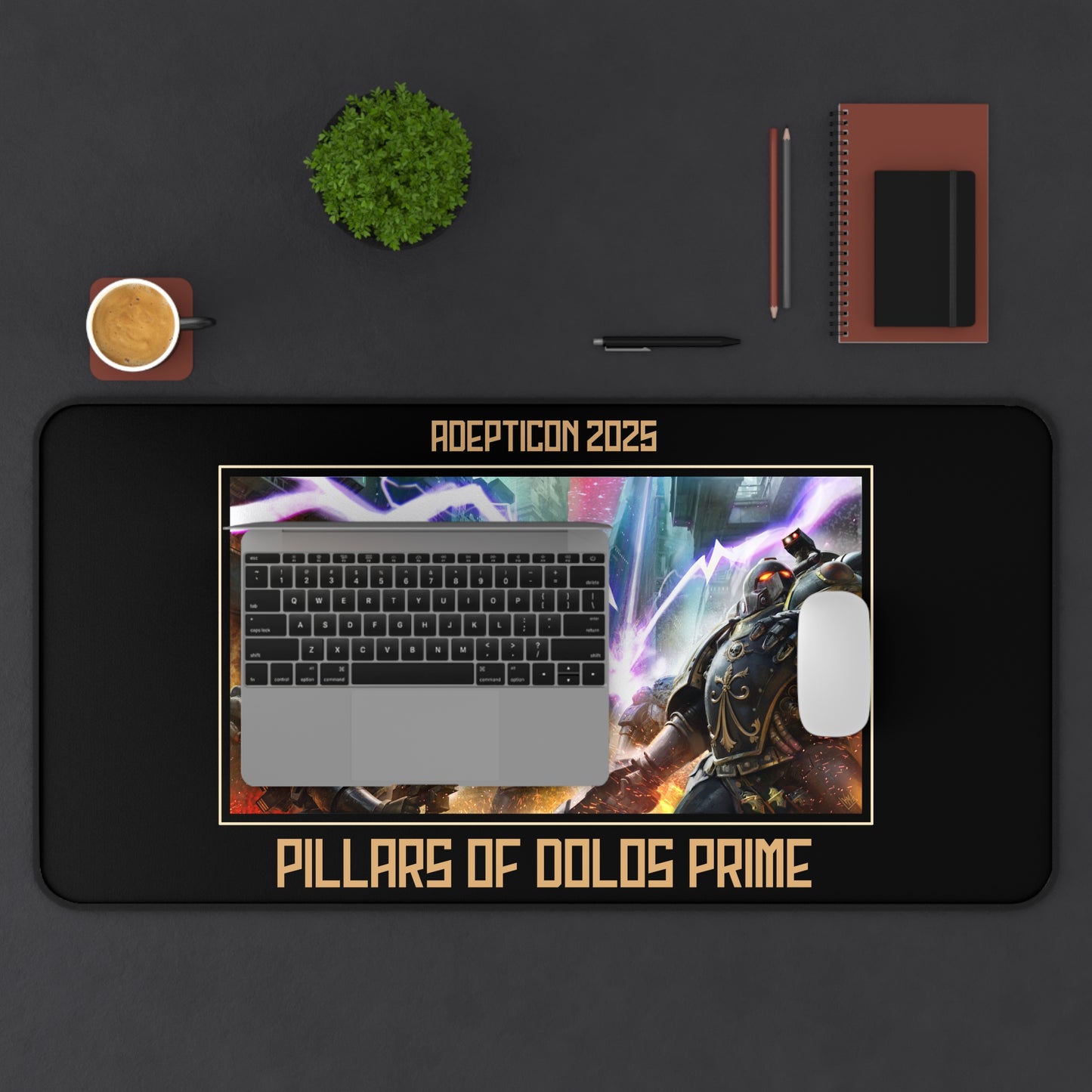 Adepticon 2025 - Desk Mat - Pillars of Dolos Prime