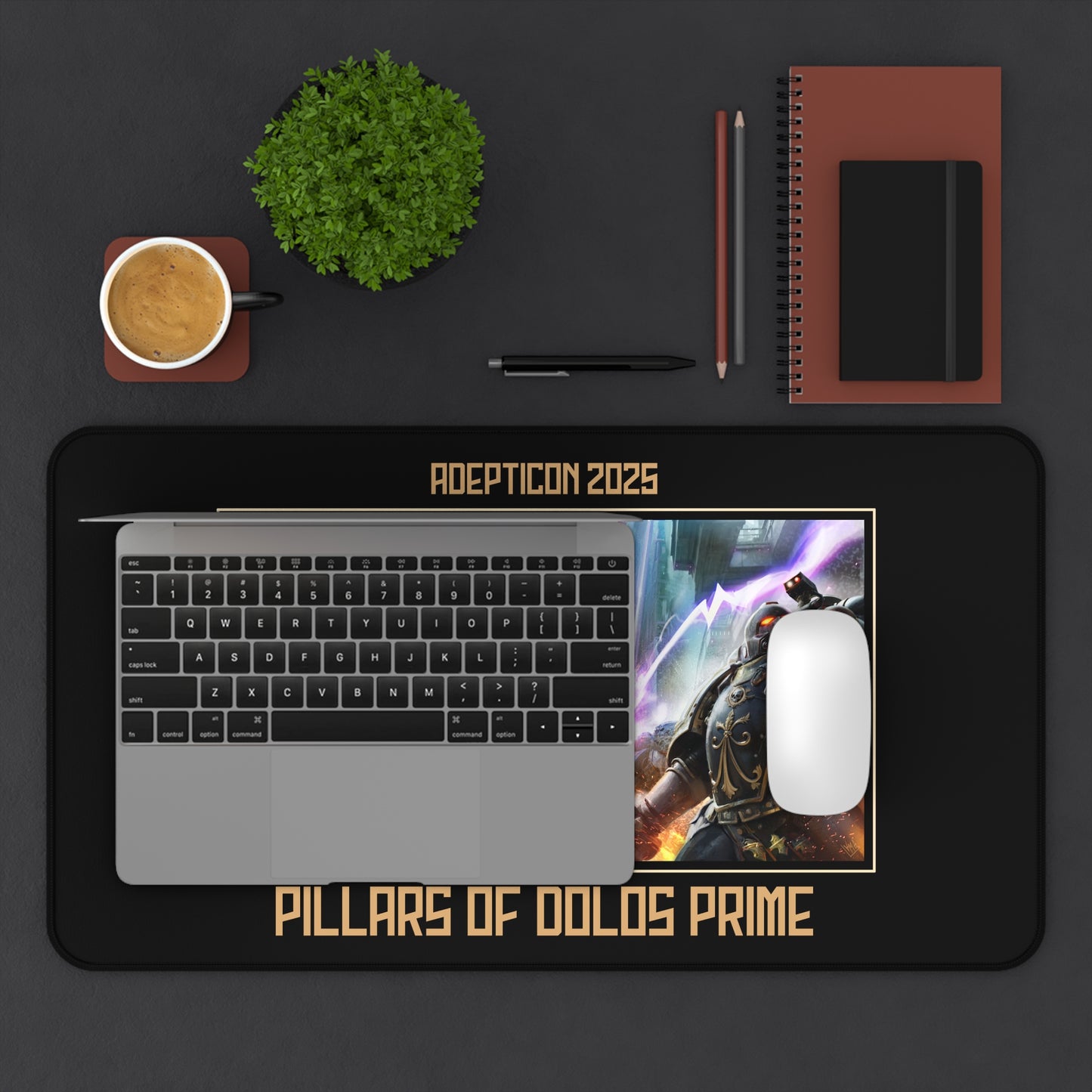 Adepticon 2025 - Desk Mat - Pillars of Dolos Prime