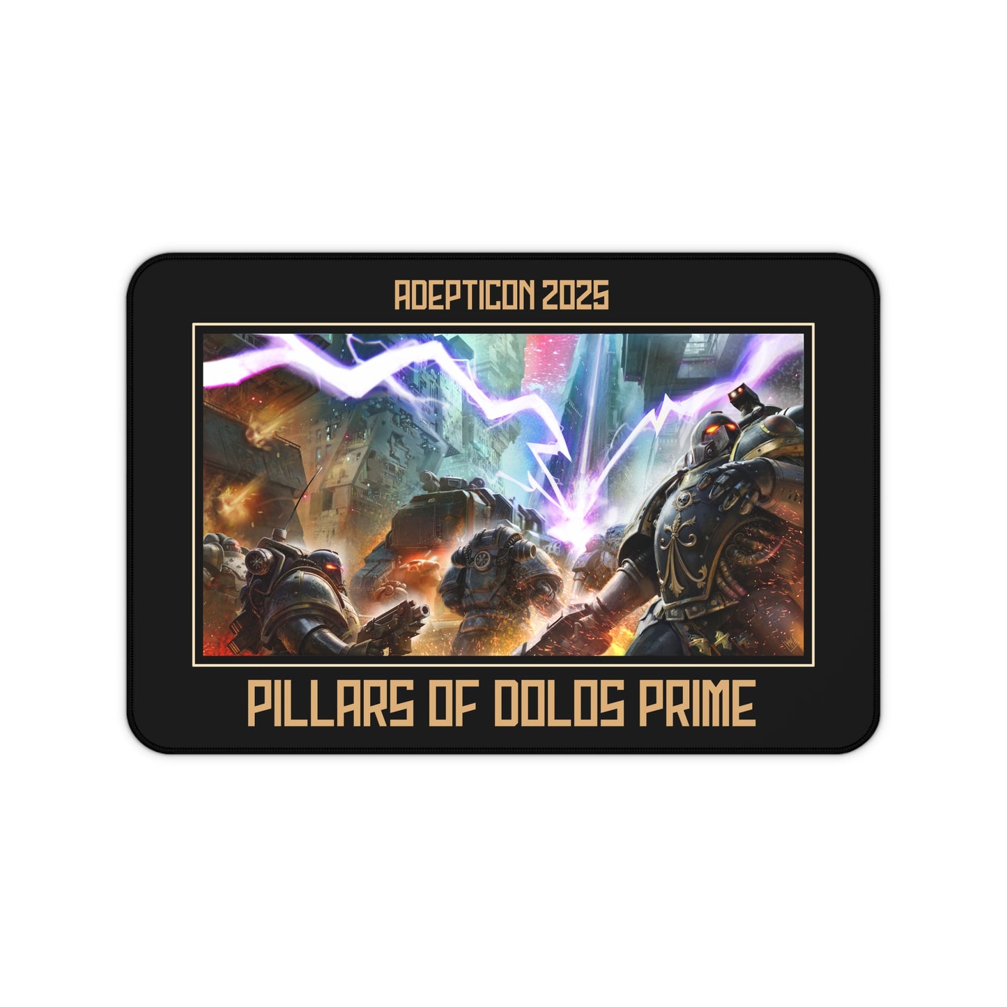 Adepticon 2025 - Desk Mat - Pillars of Dolos Prime