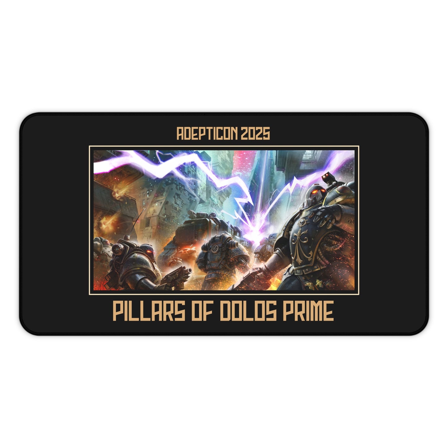 Adepticon 2025 - Desk Mat - Pillars of Dolos Prime